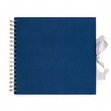 Fotoalbum Spiralbundet - 24,5x23 cm - Navy Blue - 30 sidor