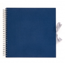 Fotoalbum Spiralbundet - 31,5 cm - Navy Blue - 30 sidor