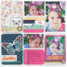 Inked Rose Albums Made Easy Journaling Cards Kit 100/Pkg D-Ring Album 12 Tum
