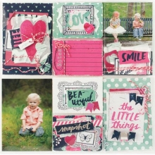 Inked Rose Albums Made Easy Journaling Cards Kit 100/Pkg D-Ring Album 12 Tum