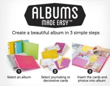 Albums Made Easy 12”x12” We R Memory Keepers Black Classic Leather Postbound Album 12 Tum