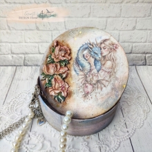 Decoupage Papper Alchemy of Art - The Legends Of The Dragons II