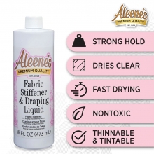 Aleene's Fabric Stiffener & Draping Liquid - Stärkmedel för Textil - 473 ml