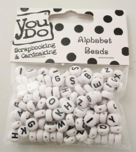Alfabet Beads - 150 st Pärlor