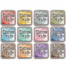Distress Oxide 12 dynor Tim Holtz Stämpeldyna