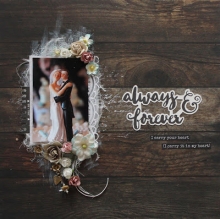 Papper Kaisercraft Always & Forever Promise Scrapbooking
