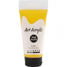 Pigment Art Acrylic Primary Yellow Semi-opaque Fade Resistant 75 ml Studiofärg
