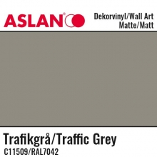 Vinyl Matt Aslan Folie 32 x 100 cm Traffic Grey