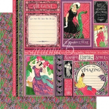 Paper Pack Graphic 45 Fashion Forward 12x12 Tum