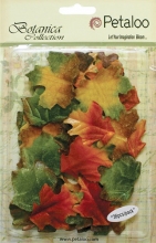 Höstlöv Petaloo Botanica Fall Leaves 36 st Blad Löv Pyssel