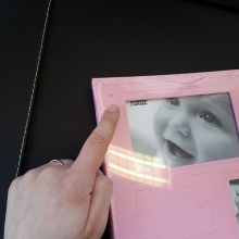 Album 12”x12” Pioneer Baby Girl Defekt omslag