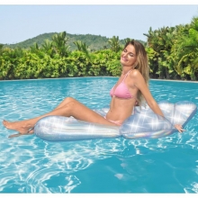 Badmadrass Bestway Iridescent Shell Lounge 185 x 114 cm Badleksaker