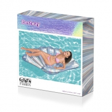 Badmadrass Bestway Iridescent Shell Lounge 185 x 114 cm Badleksaker