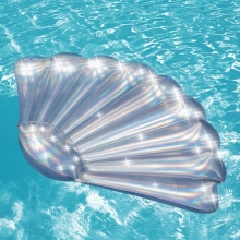 Badmadrass Bestway Iridescent Shell Lounge 185 x 114 cm Badleksaker