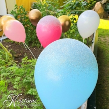 Ballonger 10 st Pärlemo och Vit Happy Moments Dekoration Bröllop Kärlek