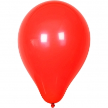 Ballonger - Röd - dia. 23 cm - Runda - 10 st