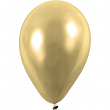Ballonger - Guld - dia. 23 cm - Runda - 8 st