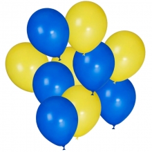 Ballonger Student, Blå och Gula, Sverige, svenska flaggan