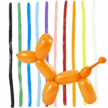 Ballonger Mixade färger Långa modeller 10 st