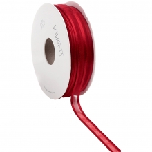 Band Organza Edge Prego 10mm Bordeaux Julband