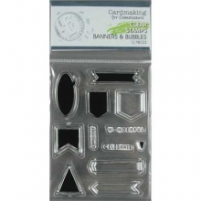 Clearstamper Fundamentals Banners & Bubbles Clearstamps Silkonstämpel