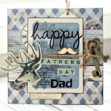 Papper Kaisercraft Barber Shoppe Comb Scrapbooking