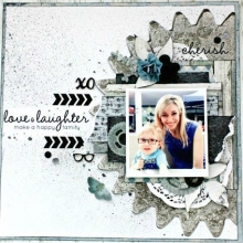 Papper Kaisercraft Barber Shoppe Moustache Scrapbooking