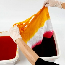 Batikfärg - Mixade Färger - 4 st á 50 ml