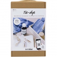 Batikfärg DIY Start Set Blå Kökshanddukar