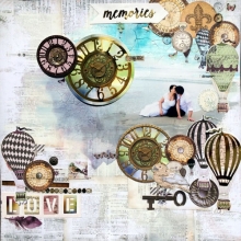 Chipboard Bo Bunny Beautiful Dreamer Die Cuts