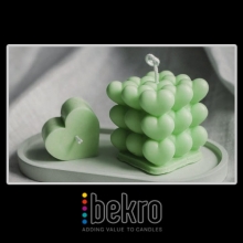 Ljusgrön Bekro Ljusfärg för ljustillverkning.