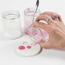 DIY Kit Tvåltillverkning - Rosa Blommor - Skapa Egen Tvål