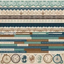 Stickers 12”x12” Kaisercraft Betsy’s Couture Scrapbooking Papper