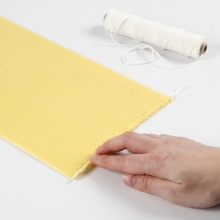 Ljusveke till Bivaxljus 80 m 100 g till scrapbooking, pyssel och hobby
