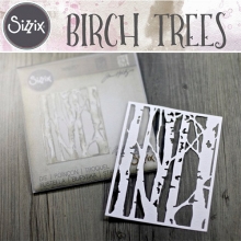Sizzix Thinlits Dies Birch Trees Tim Holtz Stansmaskin