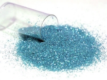 Glitter Pulver Iridescent Blue till scrapbooking, pyssel och hobby