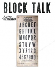 Sizzix Bigz XL Alphabet Die Block Talk Dies Stansmaskin