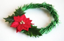 Blommor YD Red Christmas Flowers 55 st Juldekorationer DIY