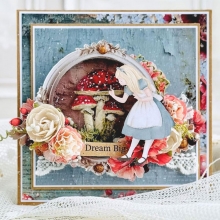 Scrapbooking Blommor Wonderland Roses - Prima Flowers
