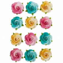 Blommor 12 st - Painted - Bright Gouache - Prima Flowers