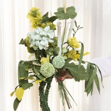 Blomstjälkar - 20 st Gröna - 0,6 mm - 30 cm