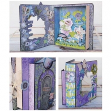 Papper Bo Bunny Enchanted Garden Scrapbooking