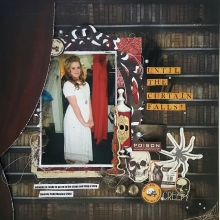 Papper Bo Bunny Wonderfully Wicked Apothecary Scrapbooking