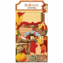 Die Cuts Noteworthy Farmers Market 36 delar Bo Bunny Scrapbooking Papper