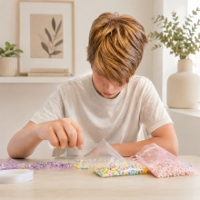 Sommar-bingo - Pärla Armband Med Bokstavspärlor