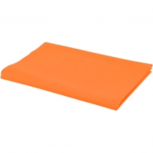 Bomullstyg - Orange - B: 145 cm
