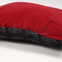 Bomullstyg Röd B: 145 cm Tyg Textilier till scrapbooking, pyssel och hobby