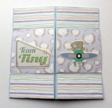 Paper Pad 8”x8” Trimcraft Tiny Tatty Teddy Boy Pappersblock 4 8 Tum