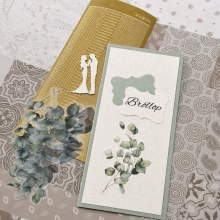 Die Cuts Clear - Acetate Lovely Leaves - 12 st