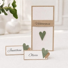 Kartong Papper A4 - Eucalyptus Grön Wedding Bröllop Oliv